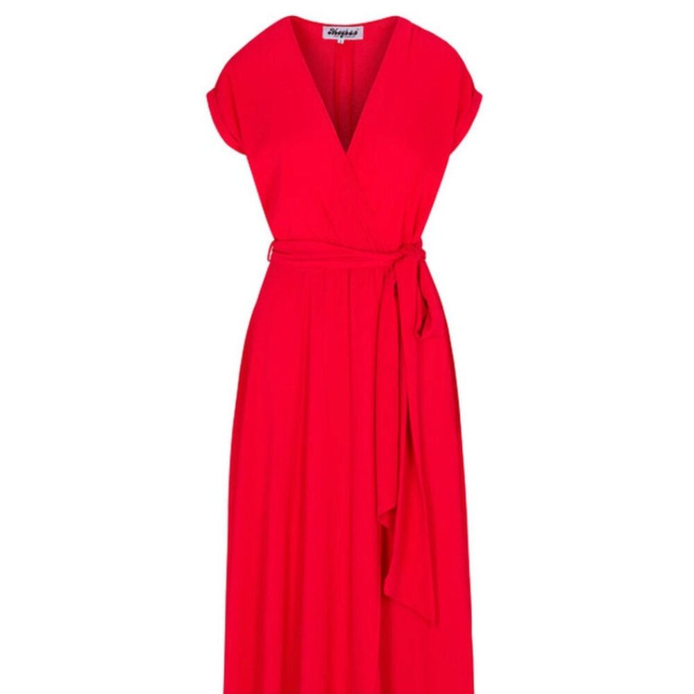 NWT Meghan Fabulous Cherry red jasmine Maxi Dress XXL